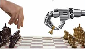 شطرنج بازی کردن انسان با ربات